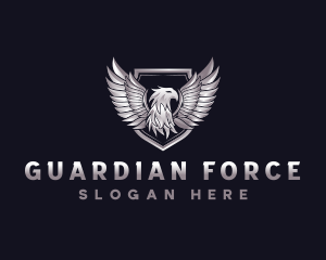 Premium Shield Eagle logo design