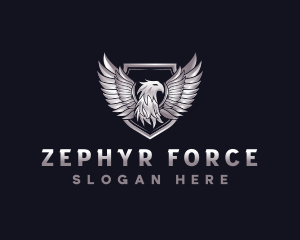 Premium Shield Eagle logo design