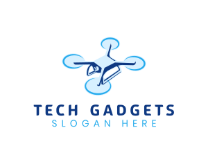 Drone Camera Gadget logo design