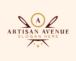 Artisan Sewing Needle logo design