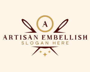 Artisan Sewing Needle logo design