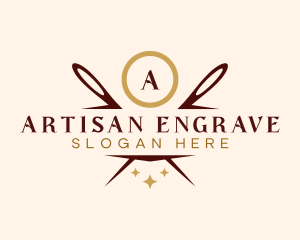 Artisan Sewing Needle logo design