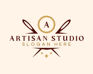 Artisan Sewing Needle logo design