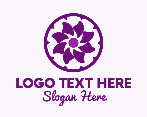 Flower Garden logo example 2