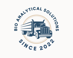 Logistics Haulage Truck logo design