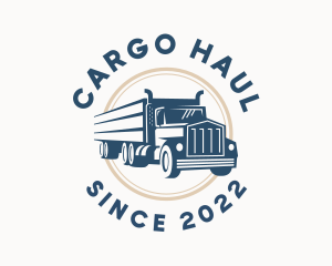 Logistics Haulage Truck logo design