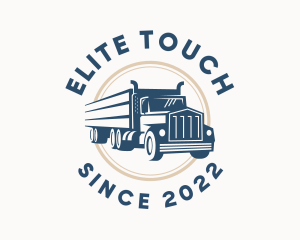 Logistics Haulage Truck logo design