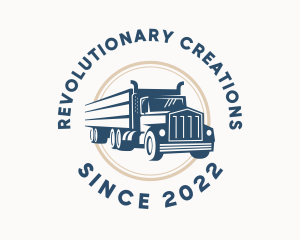 Logistics Haulage Truck logo design