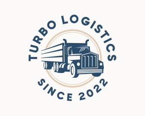 Logistics Haulage Truck logo design