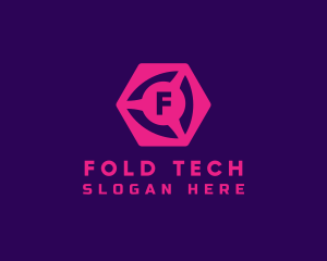 Geometric Cube Tech logo design