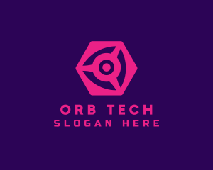 Geometric Cube Tech logo design