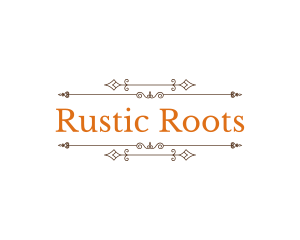 Rustic Antique Ornament logo design