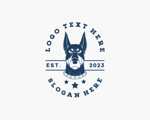 Doberman Dog Kennel logo