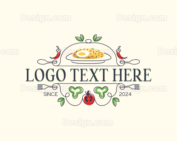 Gourmet Restaurant Cuisine Logo