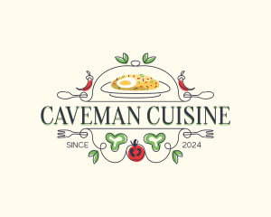 Gourmet Restaurant Cuisine logo design