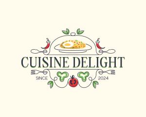 Gourmet Restaurant Cuisine logo design