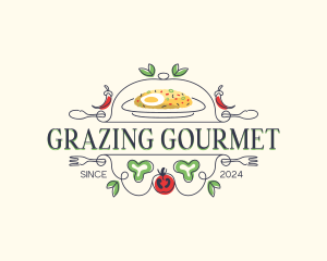 Gourmet Restaurant Cuisine logo design