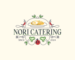 Gourmet Restaurant Cuisine logo design