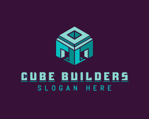 Cube AI Tech Programming logo design