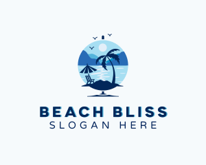 Island Beach Resort  logo design