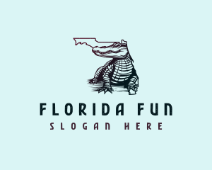 Florida Wild Alligator logo