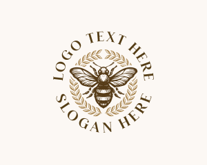 Bee Apiary Apiculture Logo