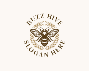 Bee Apiary Apiculture logo design