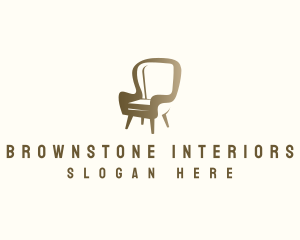 Home Interior Chair logo design