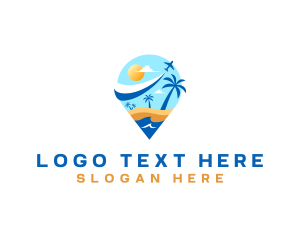 Travel Location Beach logo