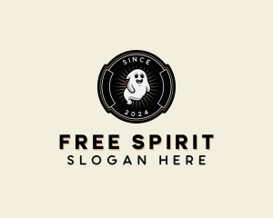 Spooky Ghost Spirit logo design