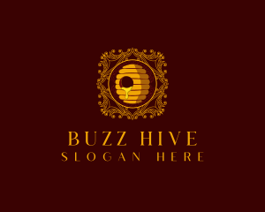 Luxury Beehive Honey logo design