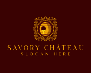 Luxury Beehive Honey logo design