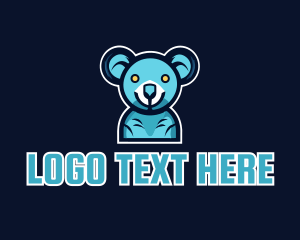 Blue Koala Team Mascot logo