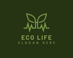 Natural Leaf Pulse logo design