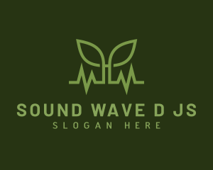 Natural Leaf Pulse logo design