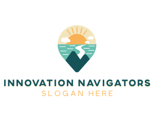 Island Tavel Vacation Destination  logo design