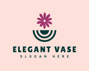 Modern Flower Vase logo