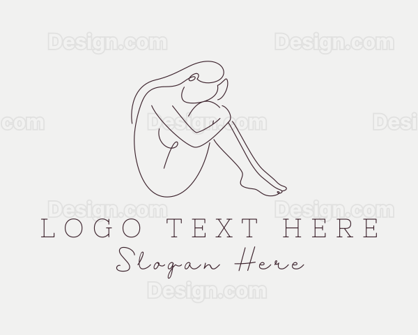 Sexy Woman Model Logo