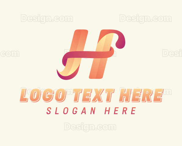 Creative Media Agency Letter H Logo