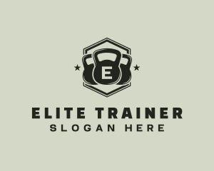 Kettlebell Weights Gym logo design