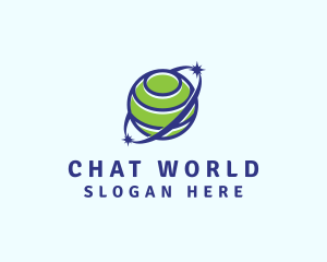 Global Business World logo design