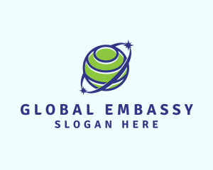 Global Business World logo design