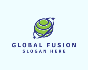 Global Business World logo design