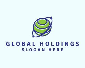 Global Business World logo design