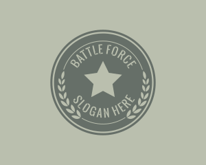 Army Soldier Star  logo design