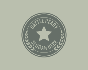 Army Soldier Star  logo design