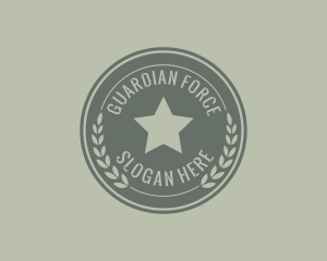 Army Soldier Star  logo design