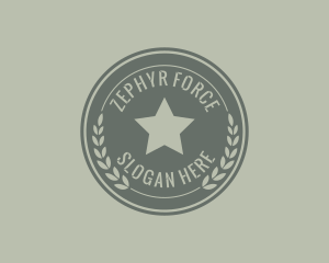 Army Soldier Star  logo design