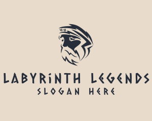 Greek God Mythology logo design