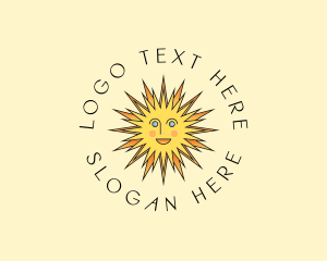 Happy Sun Rays Logo